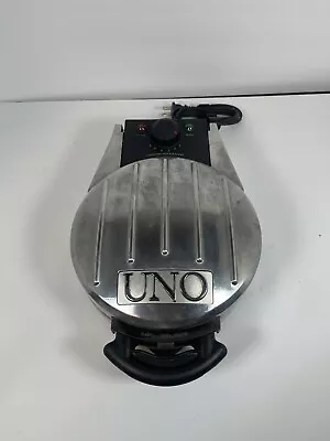 Villaware Uno Reversible Belgian And Heart Waffle Maker Iron *tested Works* • $125.60