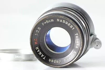 Vintage ◆Exc+5◆ Tanaka Kogaku Tanar 5cm 50mm F2.8 Lens LTM L39 Leica Screw... • £85.31