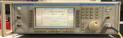 Marconi 2041 10 MHz - 2.7 GHz Low Noise Signal Generator • $3425