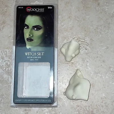 Flesh Colored Witch Nose Chin Latex Prosthetic Halloween Costume Makeup Cswo128 • $9.99