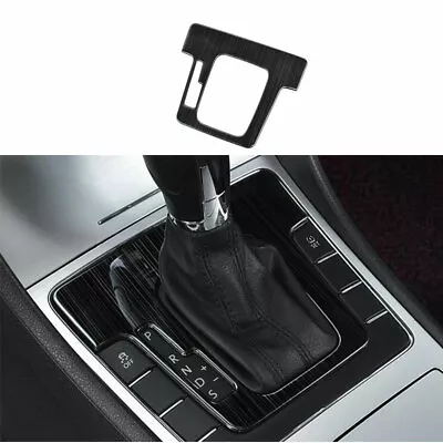 For VW Passat B7 2011-2015 Black Titanium Central Console Gear Shift Panel Trim • $32.99