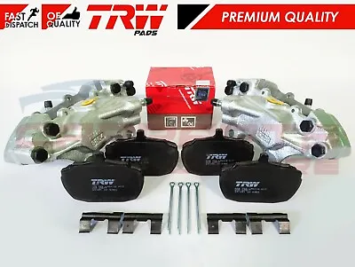 Upgraded Austin Princess 4 Pot Brake Calipers & Trw Pad Kit Escort Capri Triumph • $224.80