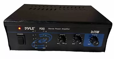 Pyle Pro PCA3 Mini 2X75W Home House Theater Stereo Power Amp Amplifier Receiver • $34.95