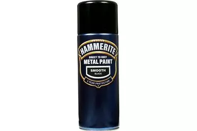 Hammerite Smooth Black 400ml Aerosol • £10.10