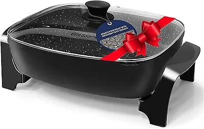 Extra Deep Scratch Resistant Non-stick Electric Skillet With Glass Vented Lid • $77.99