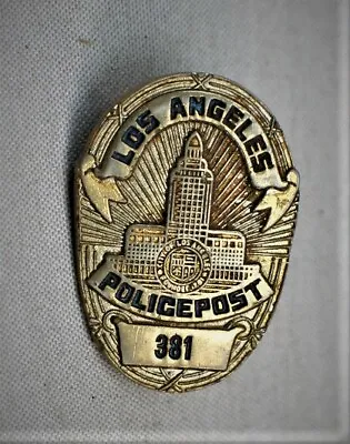 Vintage Los Angeles Police Post 381   Lapel Pin  - Tie Tack - Hat Emblem • $19.99