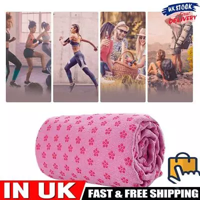 Pilates Workout Mats Anti Skid Pilates Indoor Towel Breathable For Outdoor Sport • £12.59