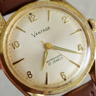 1960s VANTAGE By Hamilton Men's Automatic Watch ST 191 21Jewels • $125