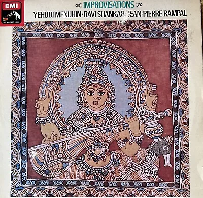 £20 • Buy EMI ASD 3357 Improvisations: Yehudi Menuhin. Ravi Shankar. Jean-Pierre Rampal