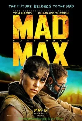 MAD MAX : FURY ROAD MOVIE POSTER 2nd Advance DS 27x40 TOM HARDY George Miller • $12.99