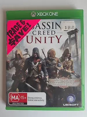 Microsoft XBox One Game ASSASSINS CREED UNITY Special Edition W Extra Game Play • $12