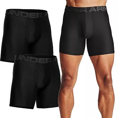 UNDER ARMOR 2-pack Boxer Shorts Men's Underpants Underwear S-XL Black • £30.13