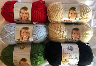 Lion Brand Vanna’s  Choice 100% Acrylic Yarn 3.5oz You CHOOSE The Color • $4.95