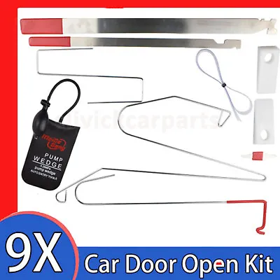 Car Door Opening Lock Out Open Tools Kit Door Lockout Tool Air Pump Repair Door • $26.79