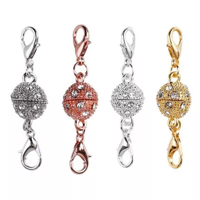 £3.83 • Buy 1/3/5Pcs Magnetic Clasps Lobster Hooks For Necklace Bracelet DIY Jewelry Making