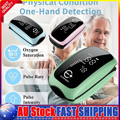 Rechargeable Finger Pulse Oximeter Blood Oxygen SpO2 Monitor Heart Rate OLED AUS • $6.99