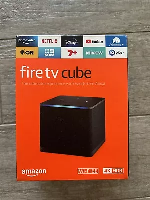 Amazon Fire TV Cube 4K HDR UHD UltraHD Streaming Brand New And Sealed • $119