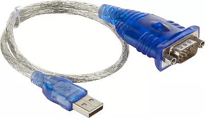 C2G 26886 USB To DB9 RS232 Serial Adapter Cable 1.5 Feet Long Gray • $31.74