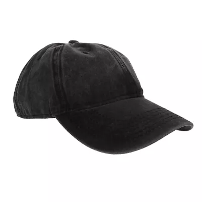  Cotton Peaked Baseball Cap Dad Men Bonnet Mesh Hat Snapback • £6.75