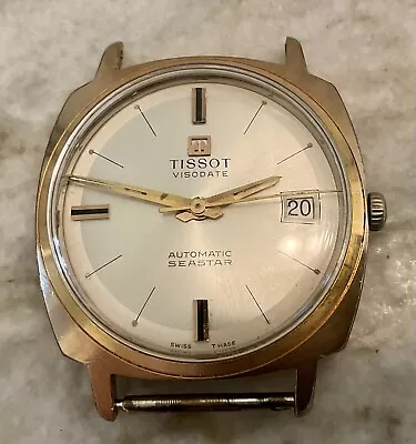 Vintage Tissot Seastar Visodate Automatic Caliber 784 GP  1960s Parts / Repair • $149