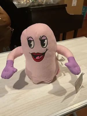 7  Inch Pac-man Pink Plush Ghost  Pinky  With Tags Toy Factory • $25.66