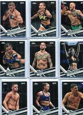 $1.99 • Buy 2017 Topps Chrome Ufc Pick Your Card Build A Set Rookie Vet Mma