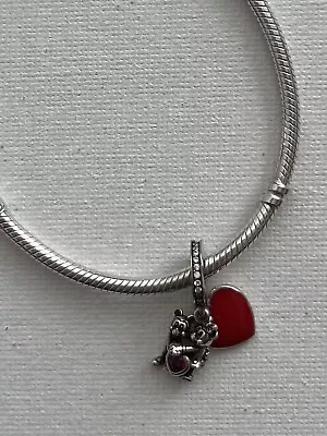 Pandora Authentic Disney Mickey Minnie Mouse Love Dangle Charm • $24