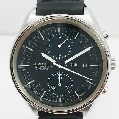 Seiko Jumbo 6138-3002 Chronograph Automatic Day/date Men`s Steel Vintage Watch • $1266.09