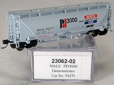 N Scale NACC PD3000 Hopper - Demonstrator NAHX #93271 - Trainworx #23062-02 • $27.95