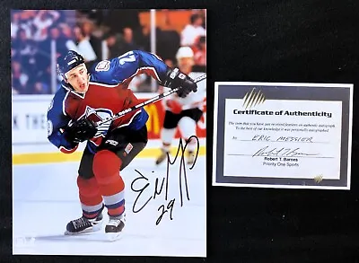 Eric Messier #29 Colorado Avalanche Nhl Hockey Autographed Photo Coa 8 X 10 • $8