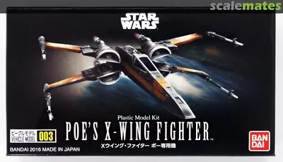 003 Poe's X-Wing Starfighter  Star Wars  Bandai Hobby VM • $10.33