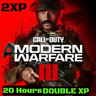 Call Of Duty Modern Warfare 3 (COD MW3) 20 Hours Double XP CODES 2XP 🔥INSTANT🔥 • $7.94