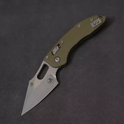 Microtech Manual Stitch RAM-LOK Apocalyptic - Fluted OD Green G10 / M390MK • $359.99