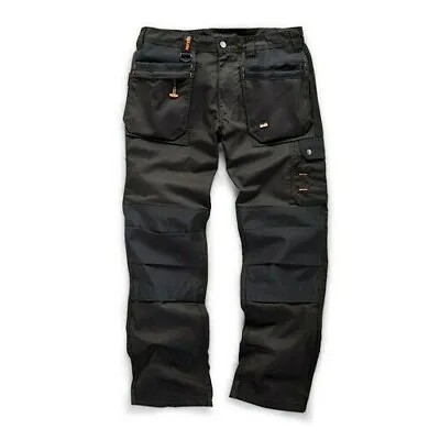 £19.99 • Buy Scruffs Black Worker Plus Trousers 36w 34l Regular Fit Cargo Pants T51801