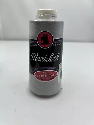 Maxi-Lock Serger Thread 3000 YD Light Grey Polyester All-purpose • $5