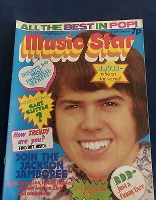 Rare MUSIC STAR Magazine 21 APRIL 1973 Osmond Glitter Jackson Cassidy Rod Stewar • £15