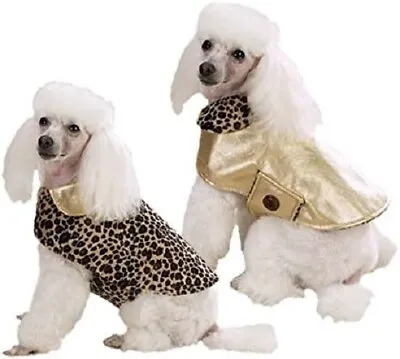 Leopard Print Goldie Dog Coat By Zack & Zoey In 6 Sizes  Reversible • $35.98