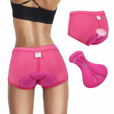 Women Bike Bicycle Cycling 3D GEL Padded Underwear Comfortable Shorts Pants • $9.89