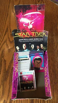 $47 • Buy Star Trek 1979 Topps Movie Photo Cards Complete Set 88 Cards, 22 Stickers & Box