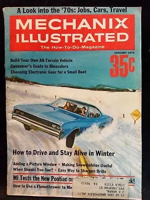 Mechanix Illustrated Magazine - January 1970 • $5.99