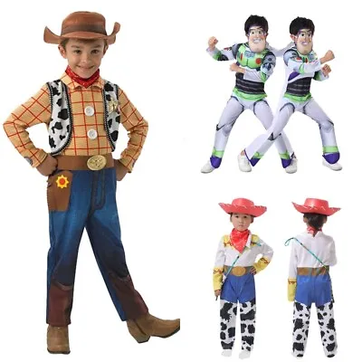 £15.39 • Buy Toy Story 4 Woody Jessie Cosplay Costume Boys Girls Halloween Party Fancy Dress