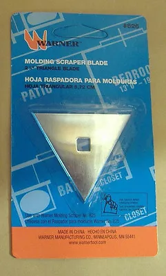 Lot Of Two Warner Molding Scraper Blades Triangle Paint Putty Removal • $7.39