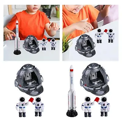 Kids Play Spaceship Educational Science Kits Cognitive Toy Spaceman Playset • £12.78