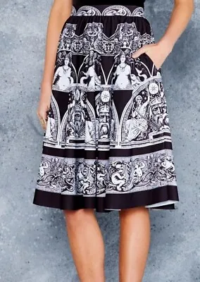 Black Milk Clothing- ALL GREEK TO ME POCKET MIDI SKIRT - LIMITED (XL) • $270