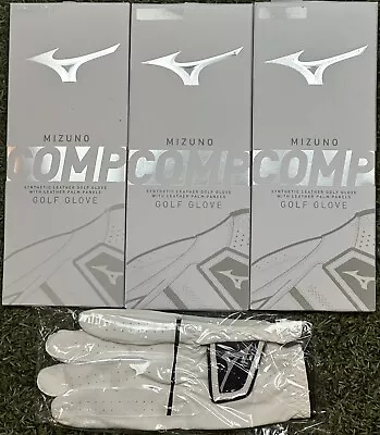 Mizuno Comp Golf Glove 3-Pack Bundle For Left Handed Golfer Men's XL New #81234 • $28.99