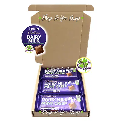 3 BAR IRISH CADBURY CHOCOLATE GIFT BOXES Present Mint Crisp Tiffin Dairy Milk ☘️ • £8.45