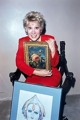 OA48-026 1980s Marilyn Michaels Paintings Orig Oscar Abolafia 35mm COLOR SLIDE • $12