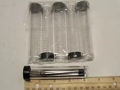 Lot Of 5 Pen Refill Storage Tubes- Each Holds Up To 6 Ballpoint Refills-Medium • $7.19