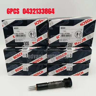 6pcs Bosch 0432133864 Fuel Injectors Fits 300 Marine 12 Valve 5.9L Cummins 50HP • $115