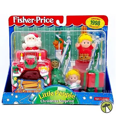 Fisher Price Little People Christmas Surprise 1998 Collectible Set #72653 NRFP • $101.74